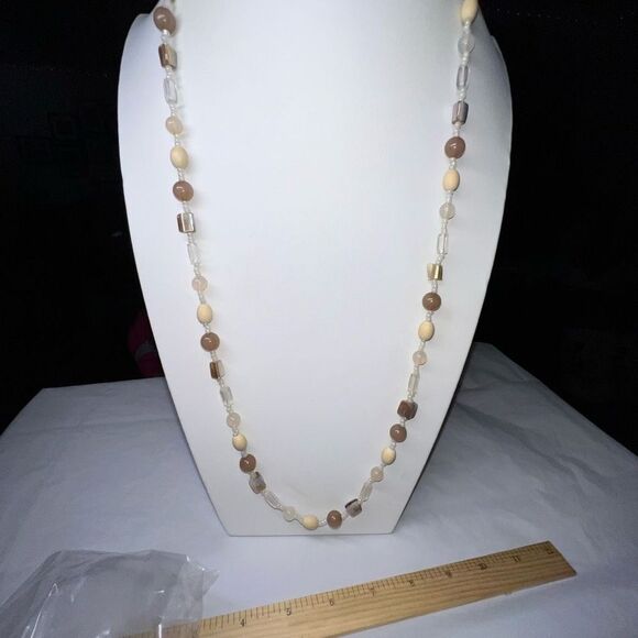 Vintage Bead and Abalone Necklace - Picture 5 of 6